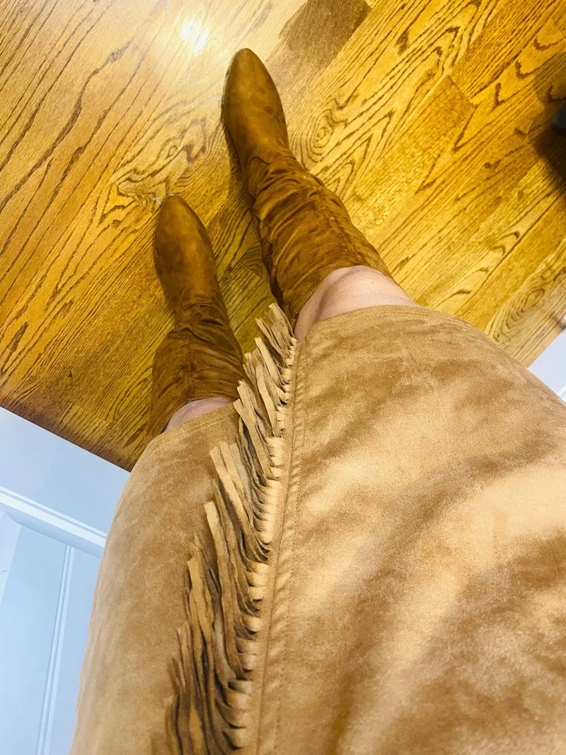 East Lion Corp Block Heel Knee High Boots