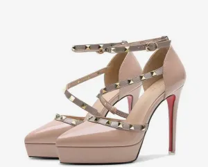 Ella Rockstud Caged Platforms