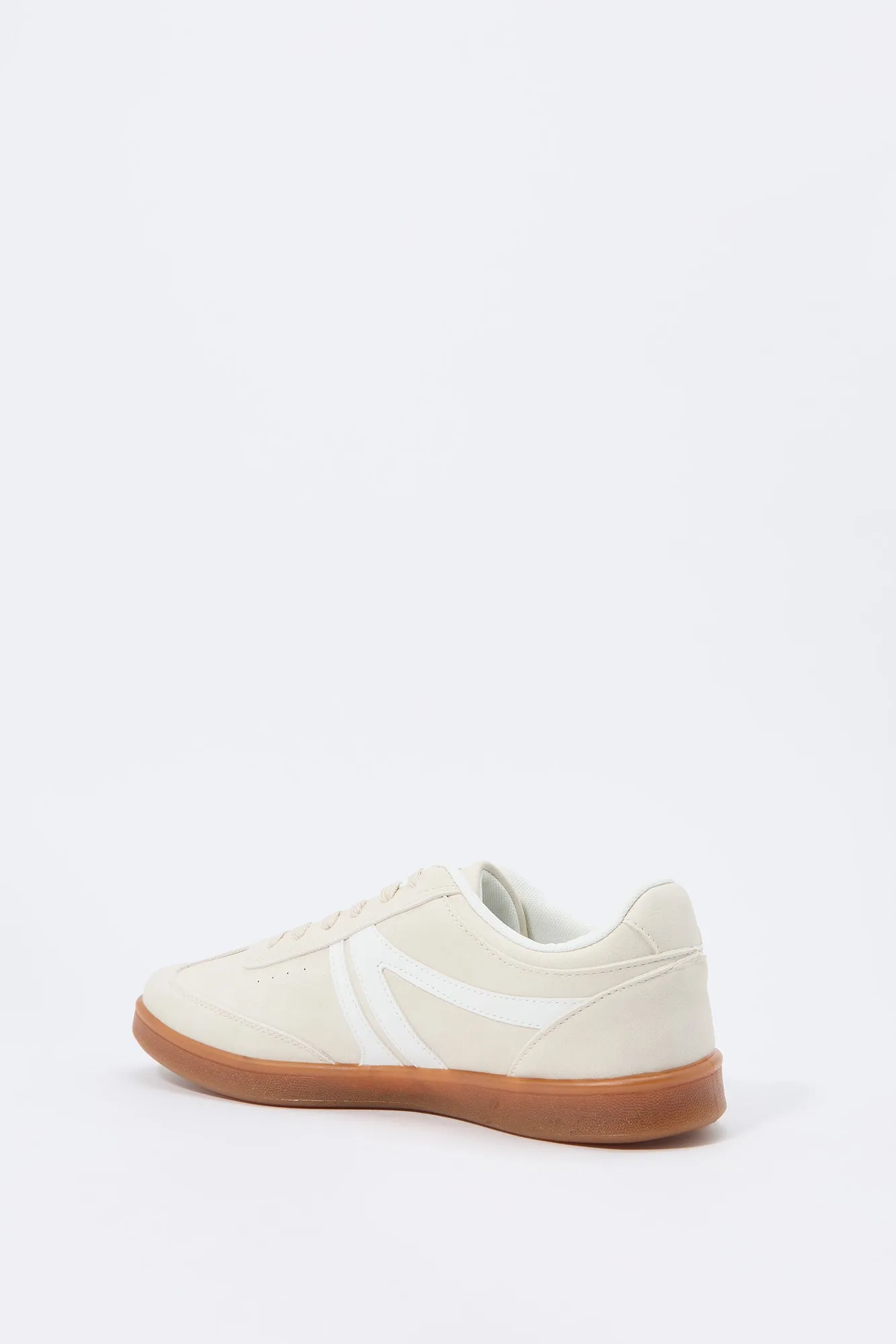 Espadrilles rétros basses en similicuir