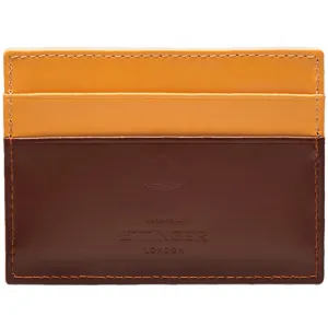 Ettinger Bridle Hide Flat Credit Card Case Havana