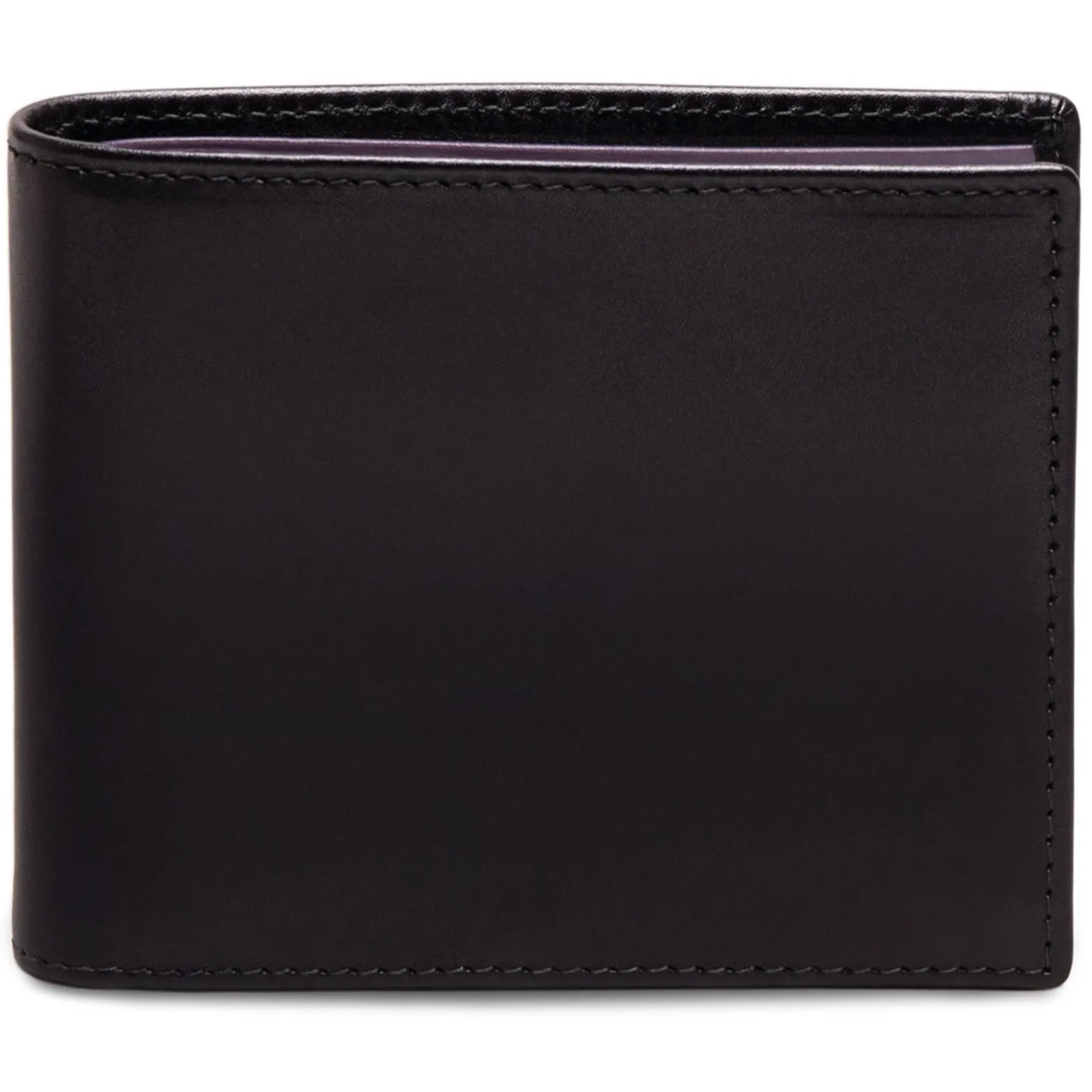 Ettinger Sterling Collection Billfold with 12 Card Slips Black and Purple