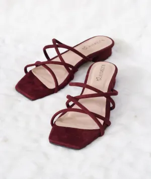 Eveline Square Toe Rope Low Heels