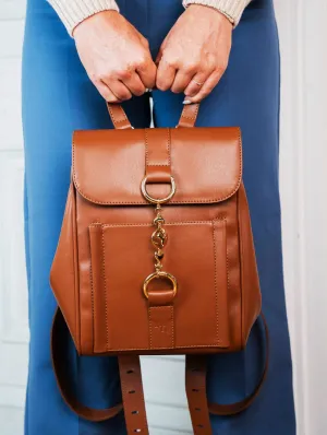 Falabella Vegan Leather Backpack | Chestnut