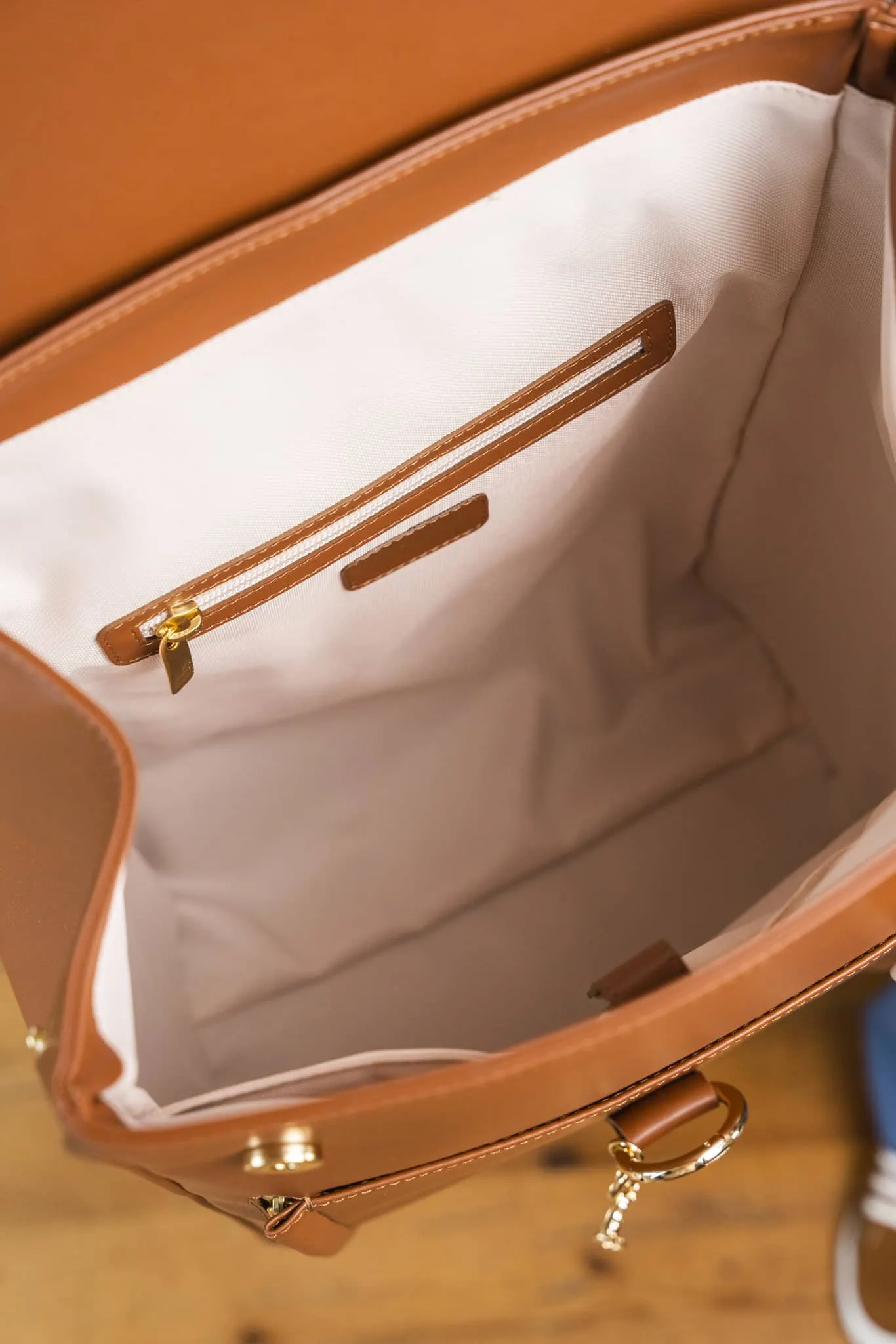 Falabella Vegan Leather Backpack | Khaki