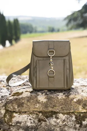 Falabella Vegan Leather Backpack | Khaki