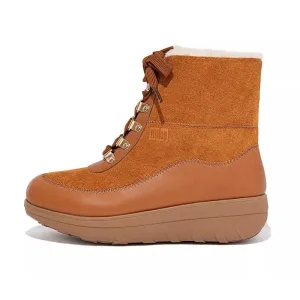 FitFlop Womens Muluk III Shearling Winter & Snow Boots Brown 7 Medium (B,M)