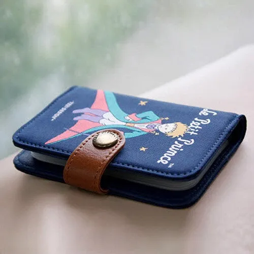 Flap Card Wallet - The Little Prince Deep Sky