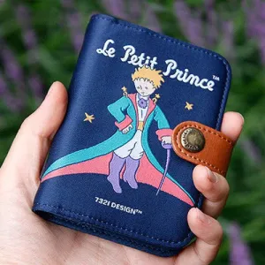 Flap Card Wallet - The Little Prince Deep Sky