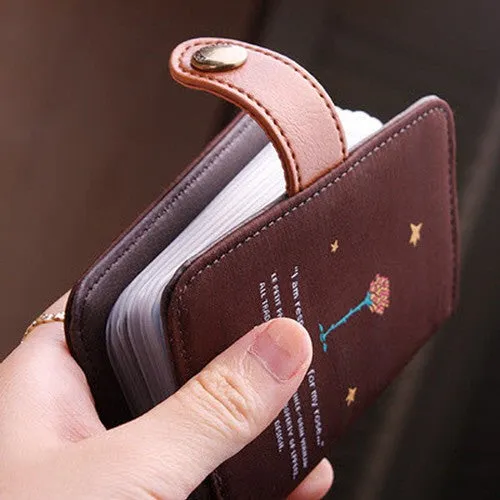 Flap Card Wallet - The Little Prince Deep Sky