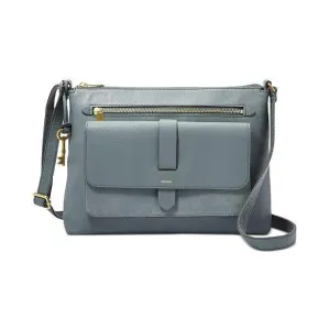 Fossil Kinley Leather & Suede Medium Crossbody