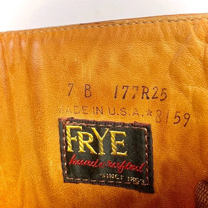 FRYE True Vintage Black Label Campus Sunrise Tall Western Boots