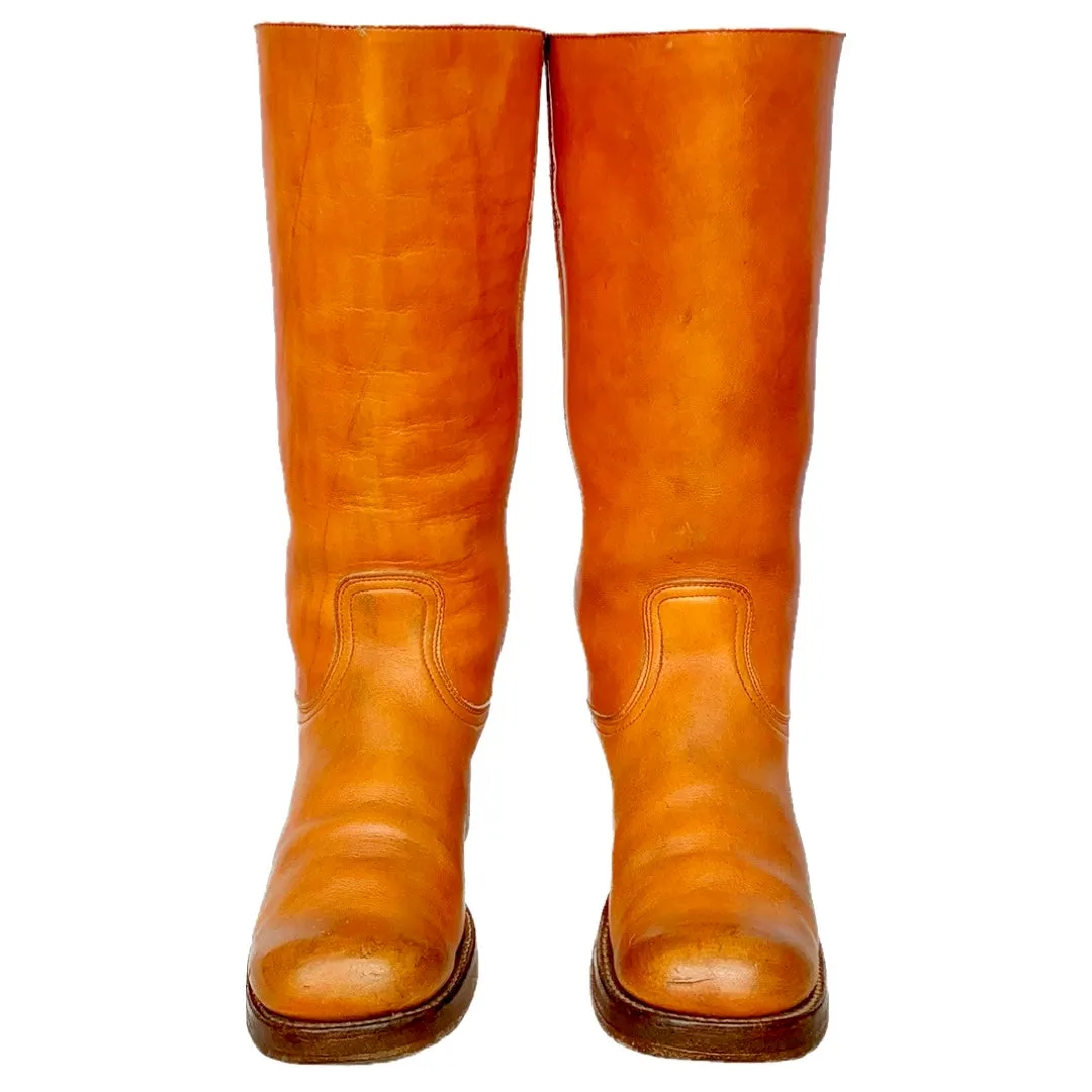 FRYE True Vintage Black Label Campus Sunrise Tall Western Boots