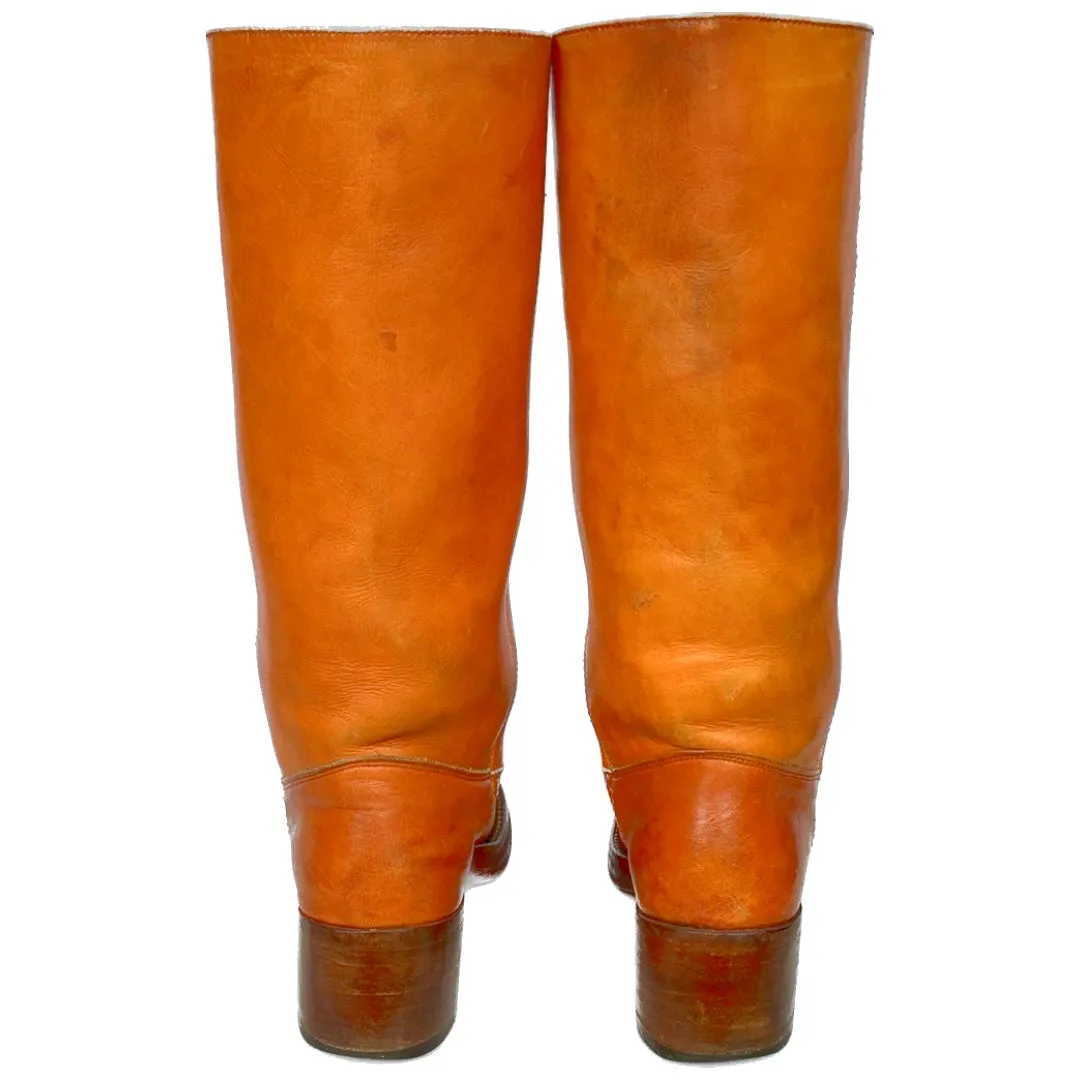 FRYE True Vintage Black Label Campus Sunrise Tall Western Boots