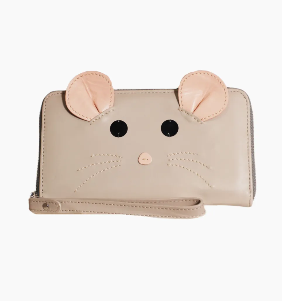 FUN ANIMAL: Leather Wallet