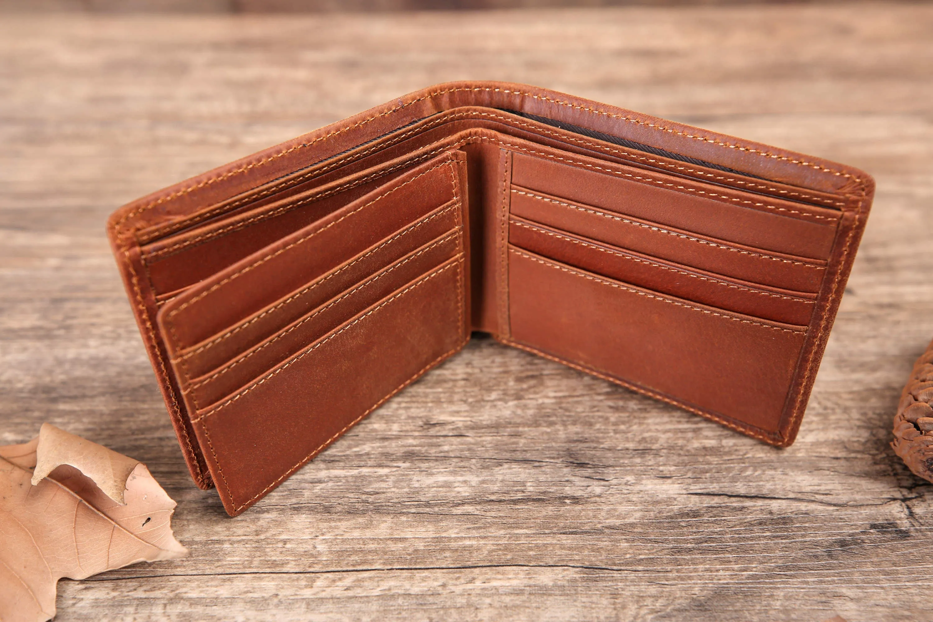 Gift for boyfriend, Personalized Mens Wallet, Gifts for him, Valentine's Day gift, wallet for my man, Genuine Leather, gift for husband