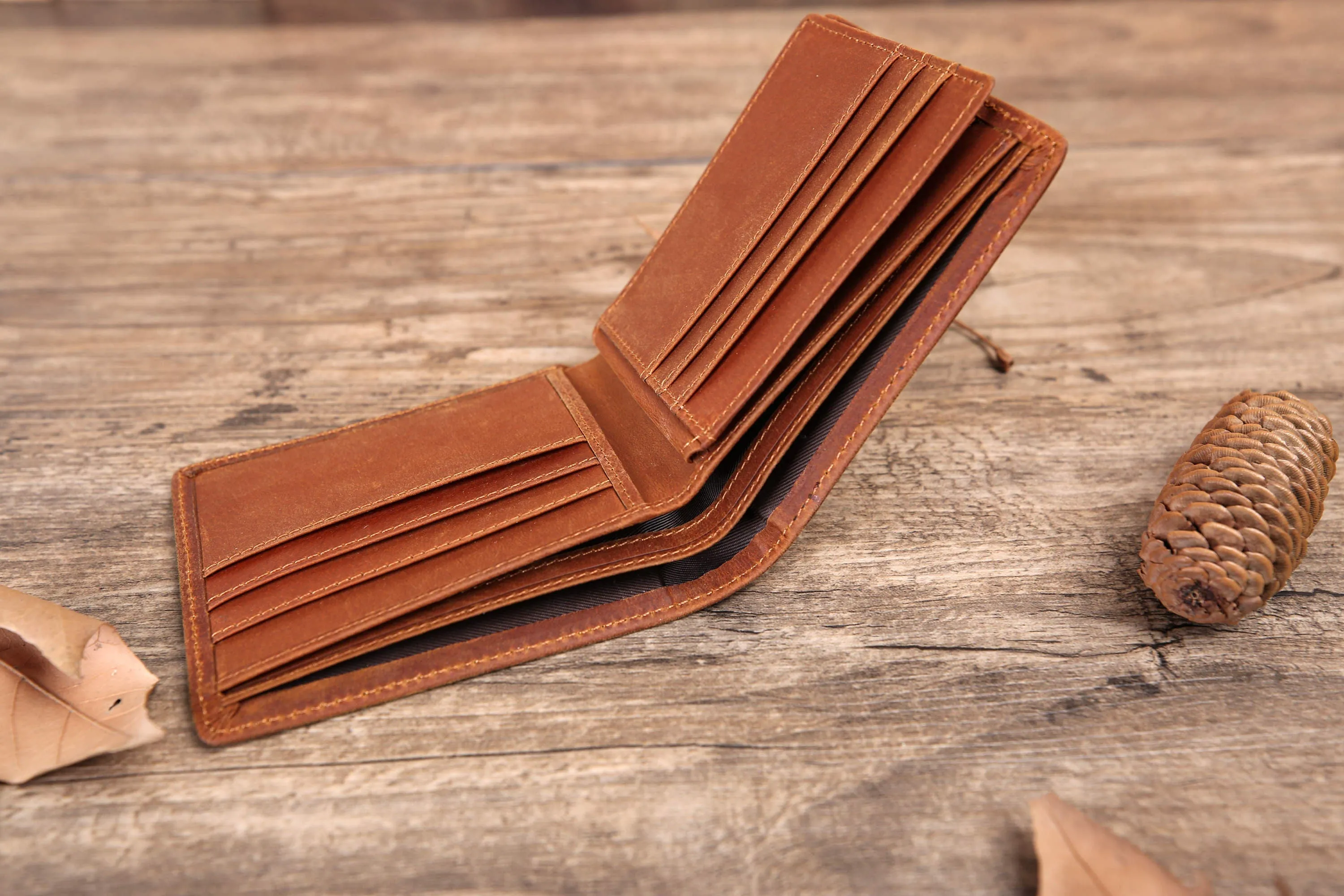 Gift for boyfriend, Personalized Mens Wallet, Gifts for him, Valentine's Day gift, wallet for my man, Genuine Leather, gift for husband