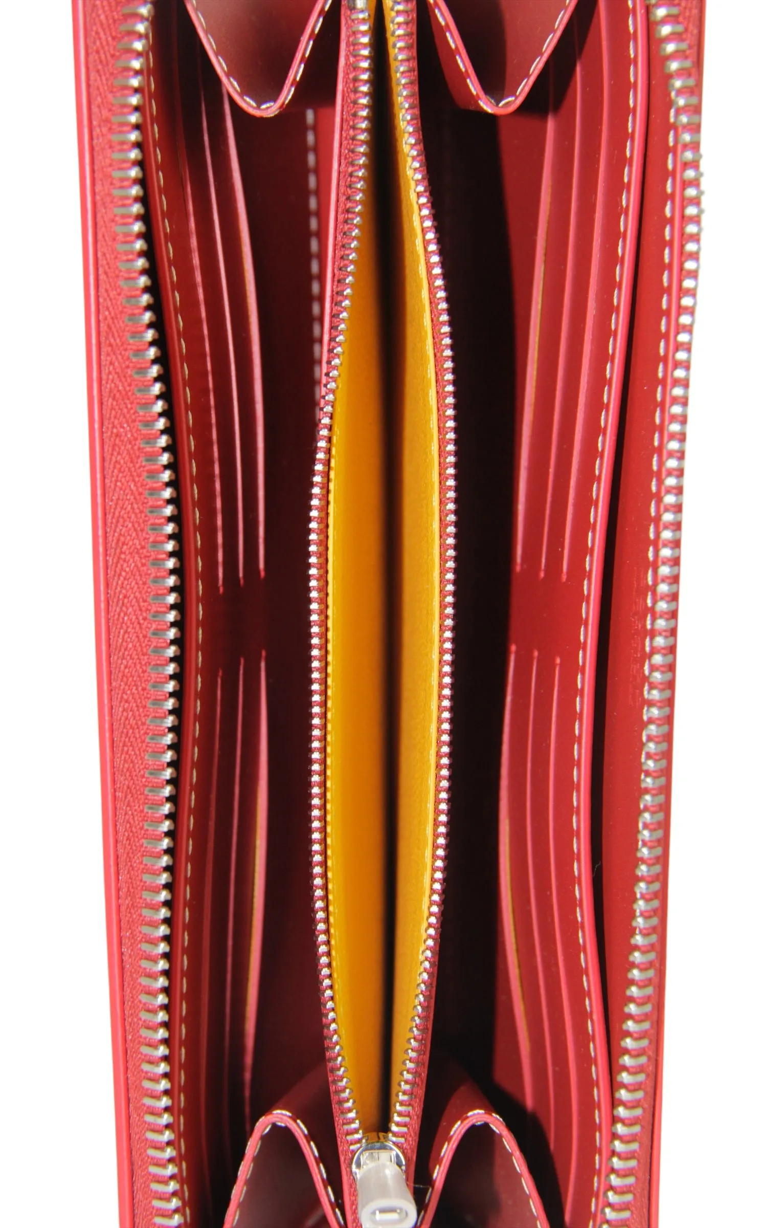 Goyard Goyardine Red Matignon GM Wallet