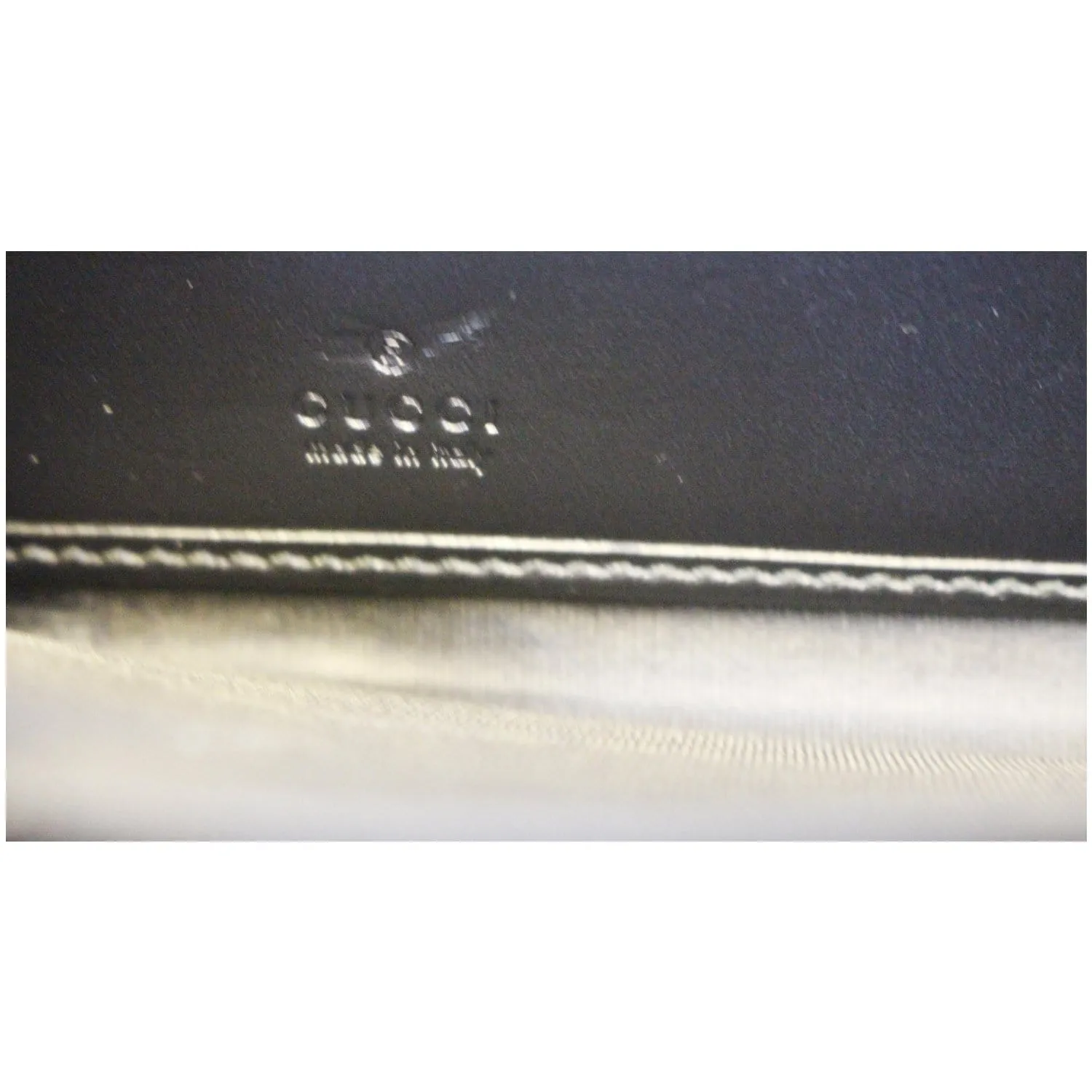 GUCCI GG Supreme Monogram Zip Around Wallet Black