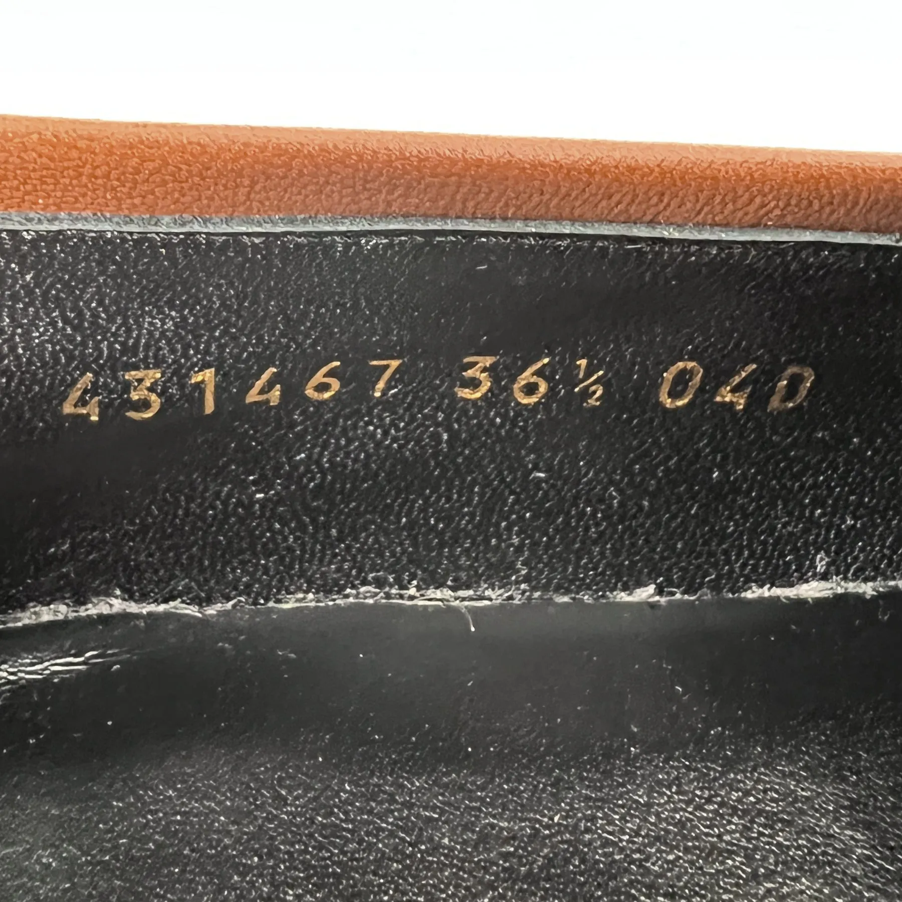 Gucci Jordaan Brown Monogram Canvas Leather Trim Loafers Size EU 36.5