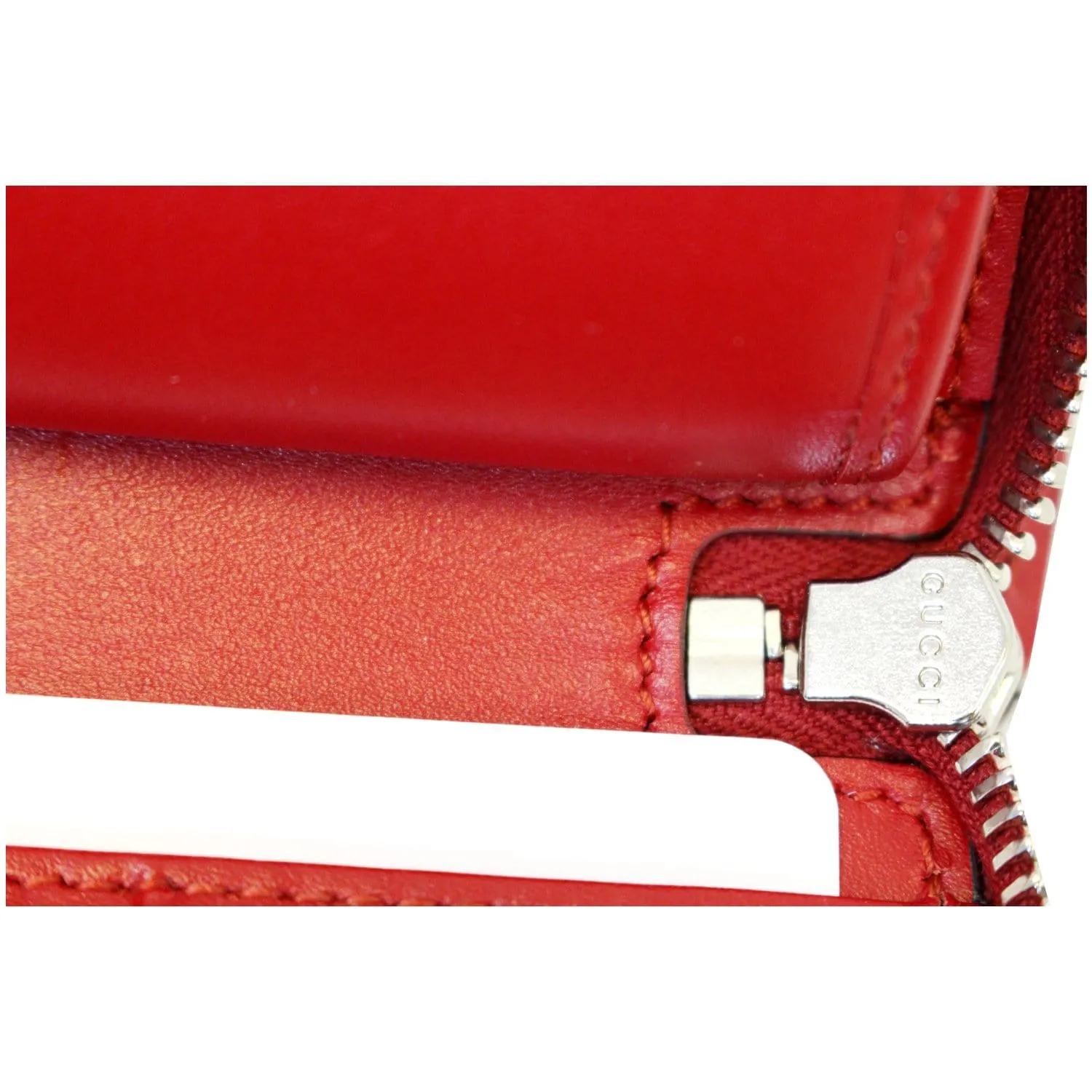 GUCCI Signature Continental Guccissima Zip-around Wallet