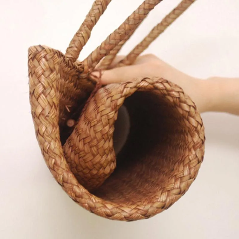Handmade Woven Straw Tote