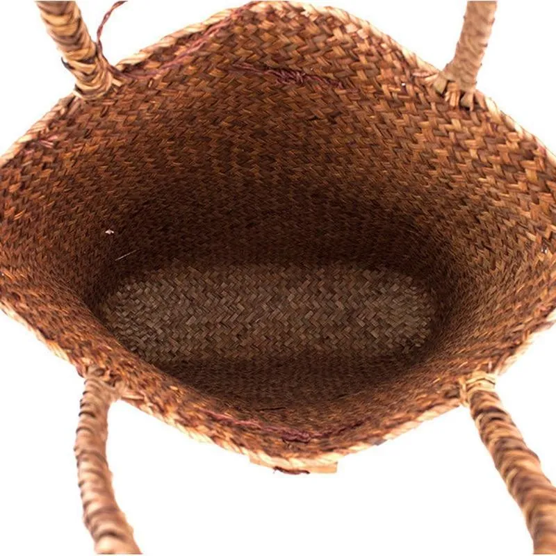 Handmade Woven Straw Tote