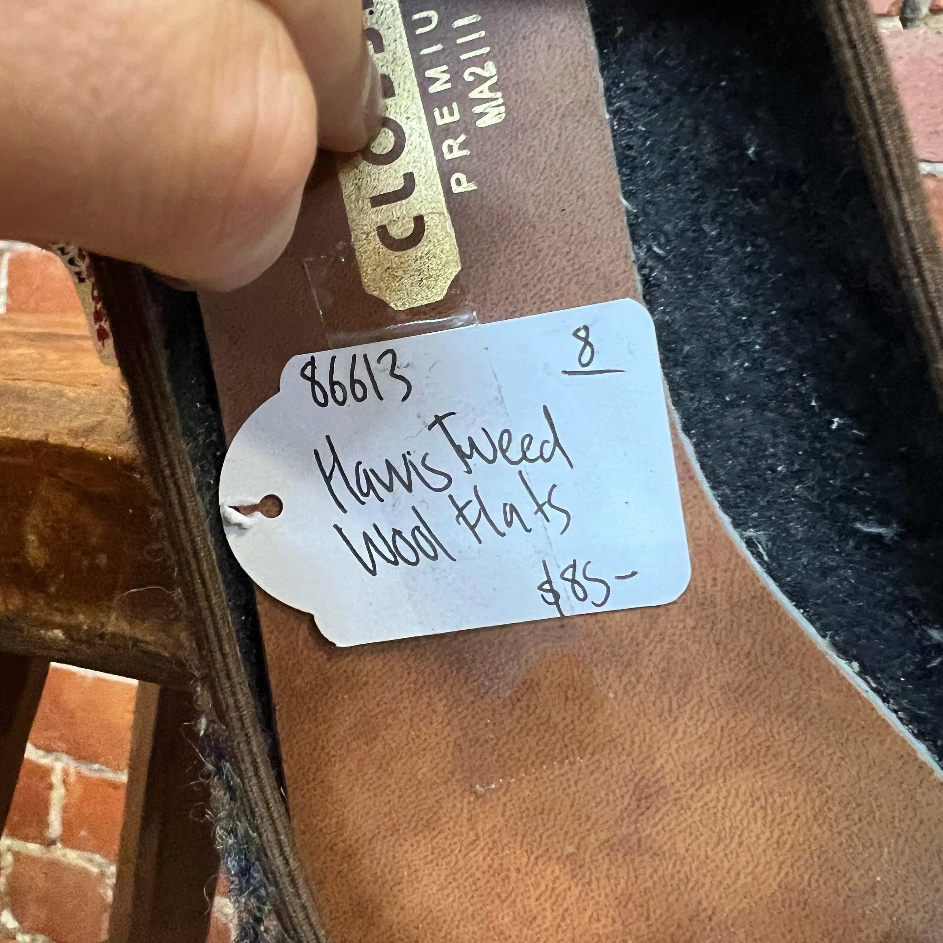 HARRIW TWEED ballet flats 7.5
