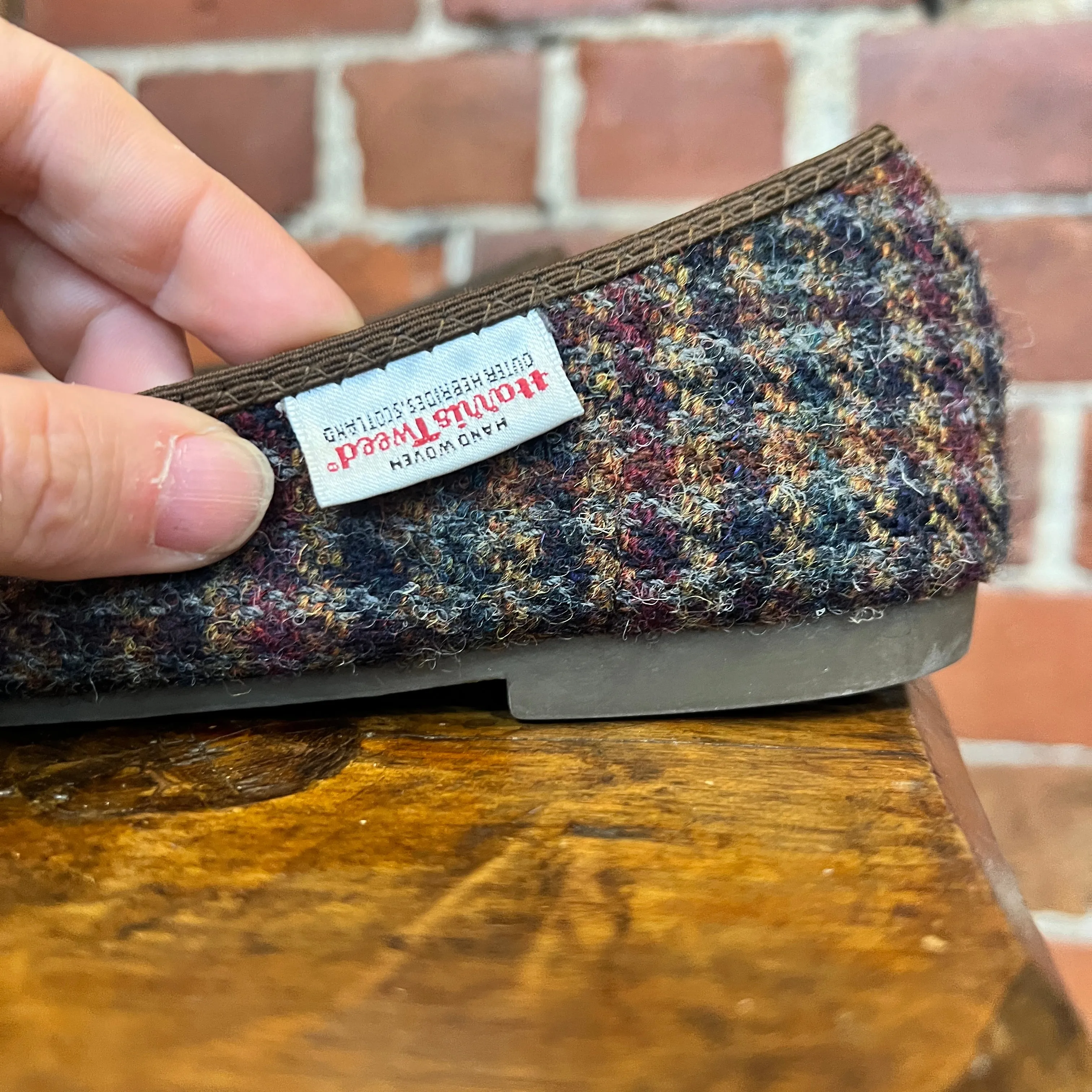 HARRIW TWEED ballet flats 7.5