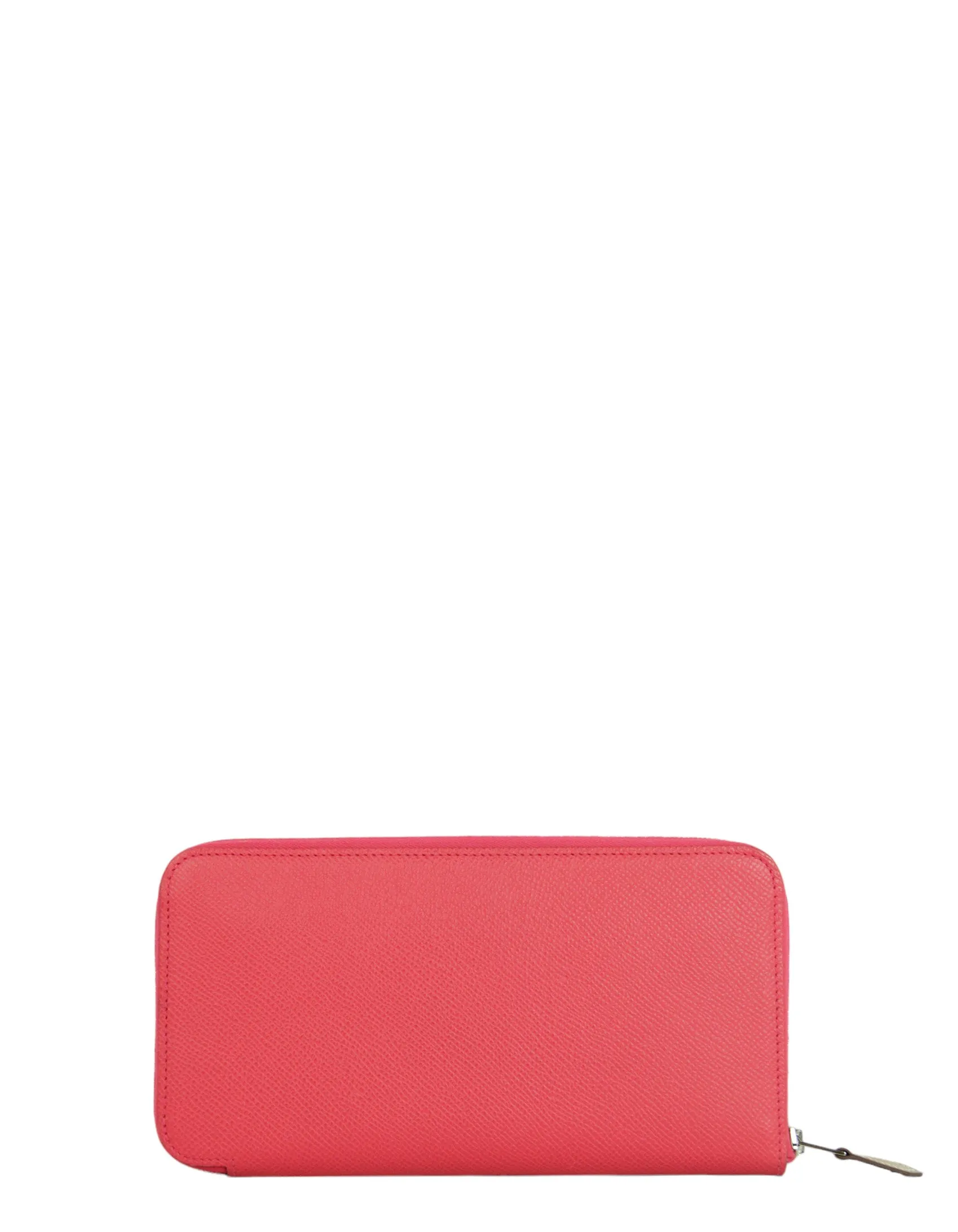 Hermes Pink Epsom Leather Silk'In Long Wallet