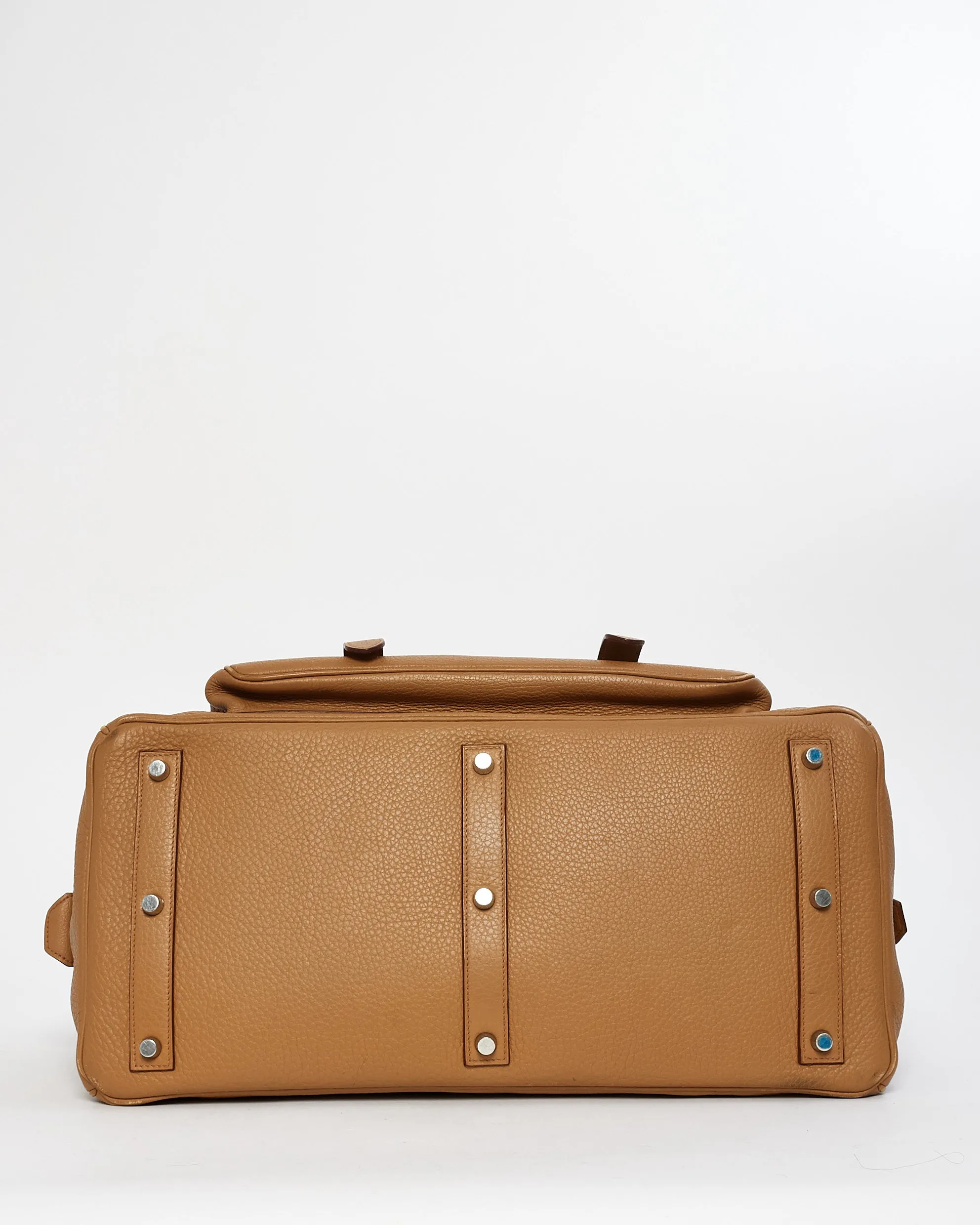 Hermès Tan Leather Steve Travel Bag