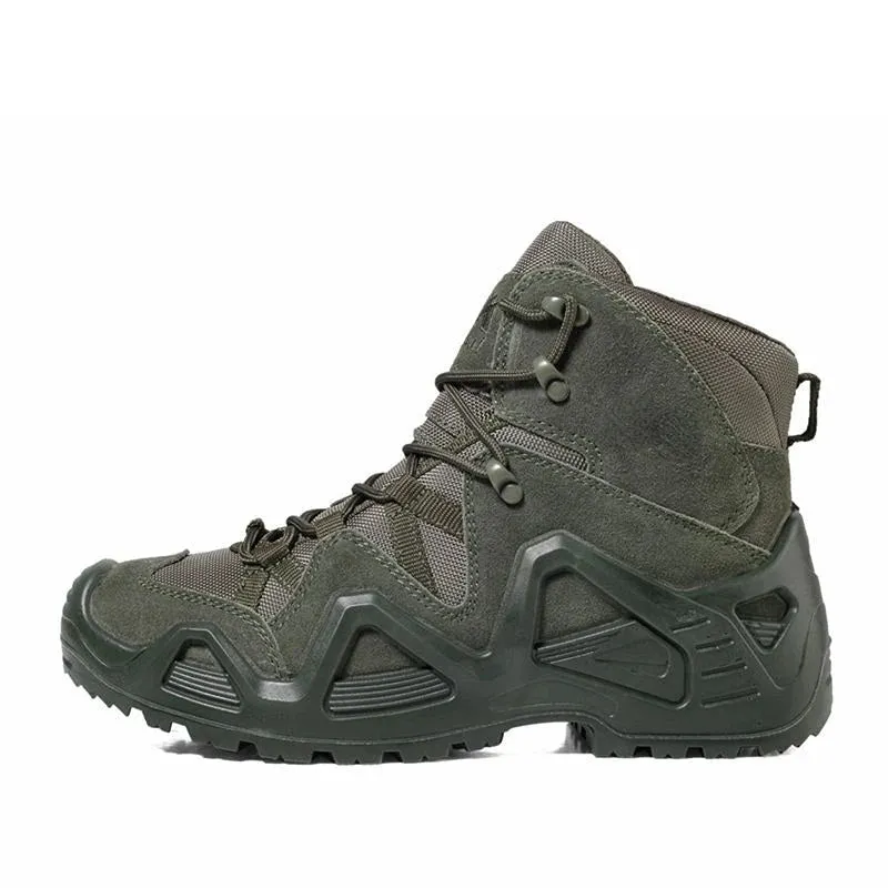High Top Military Boots for Men Outdoor Tactical Hiking Shoes