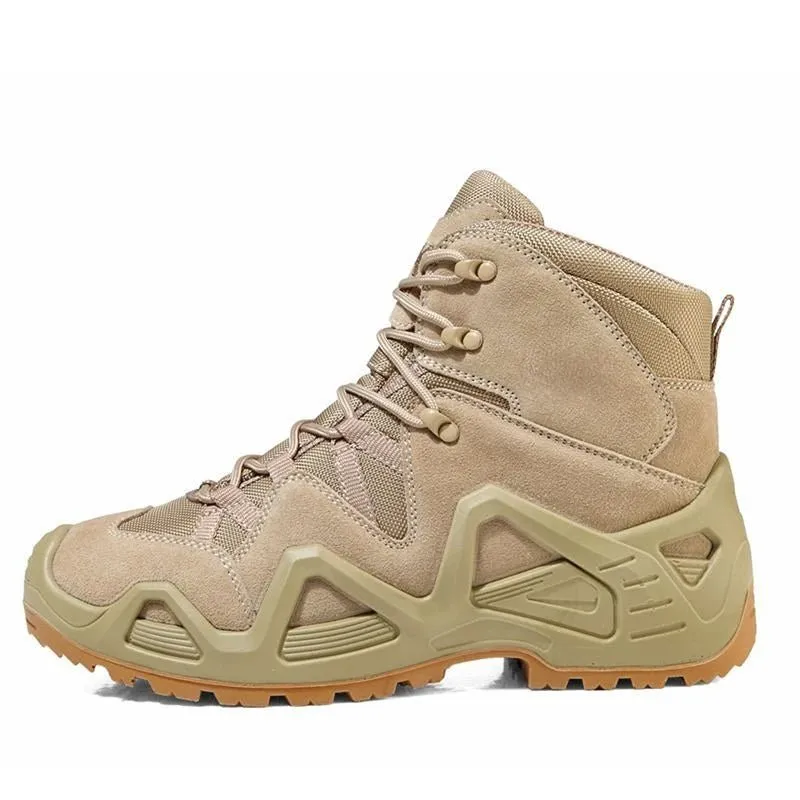 High Top Military Boots for Men Outdoor Tactical Hiking Shoes