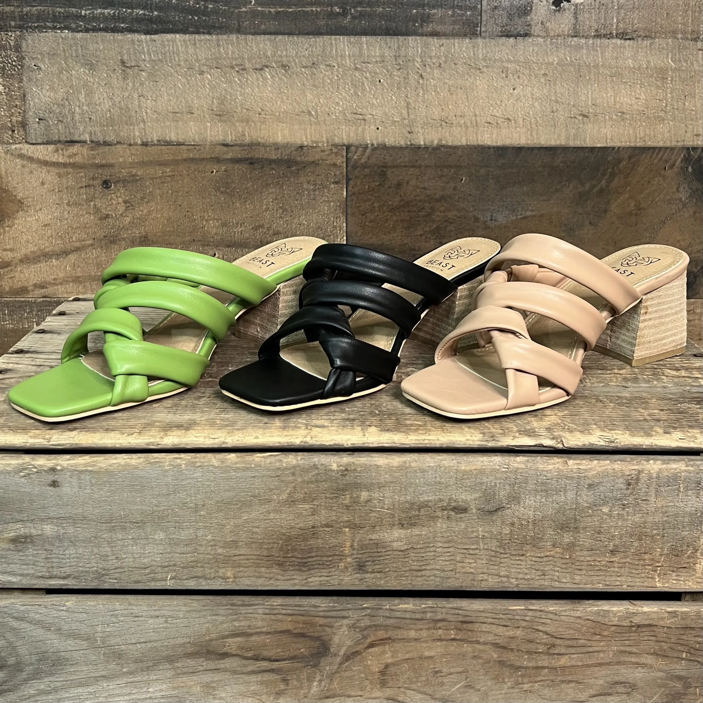 Holli Block Heel Sage