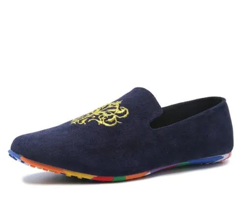 Hot Sale Velvet Loafers Men Shoes