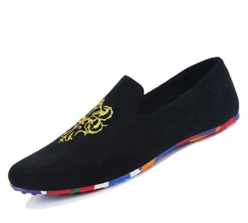 Hot Sale Velvet Loafers Men Shoes