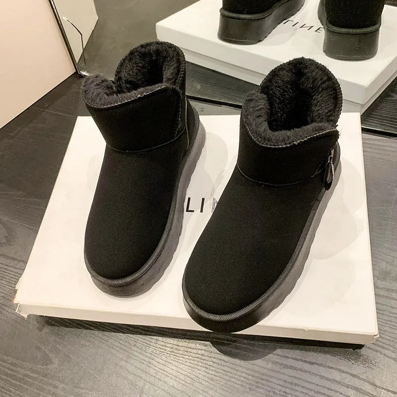 INSTOCK - Fur integrated Northeast snow boots
