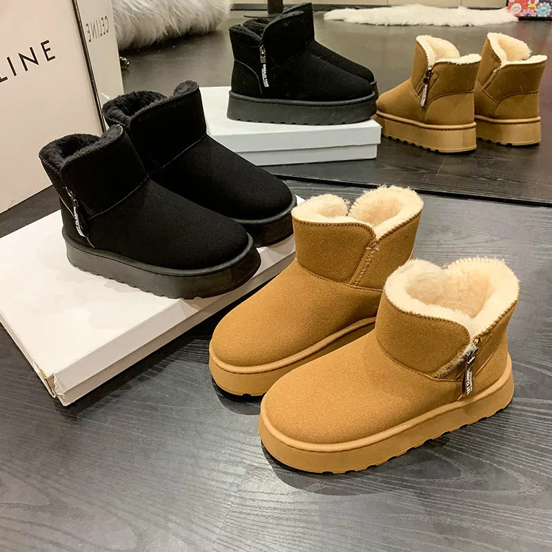 INSTOCK - Fur integrated Northeast snow boots