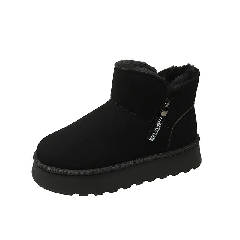 INSTOCK - Fur integrated Northeast snow boots