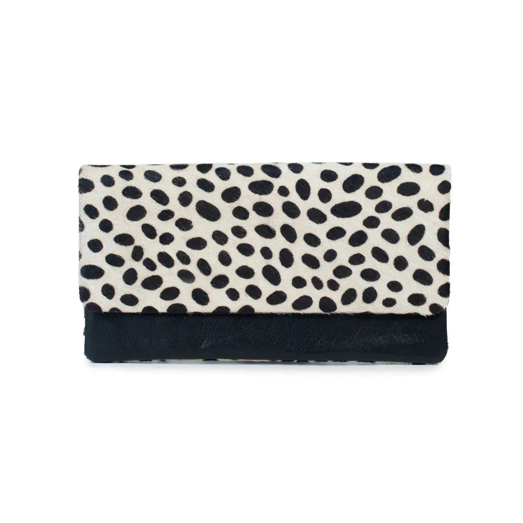 Iris Purse - Black/Spot