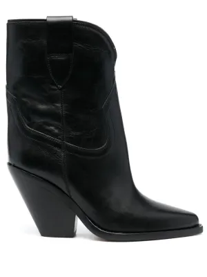 ISABEL MARANT Leyane 90mm leather boots