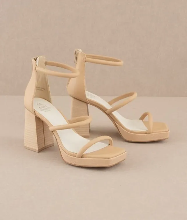 Isla Three Strap Heels