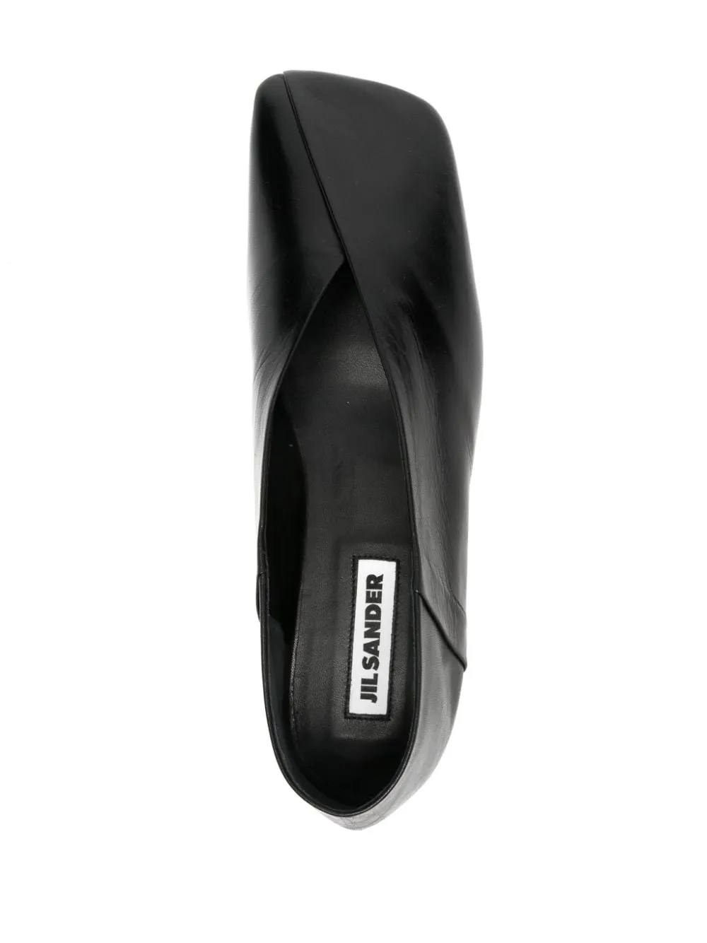 Jil Sander Flat Black Shoes
