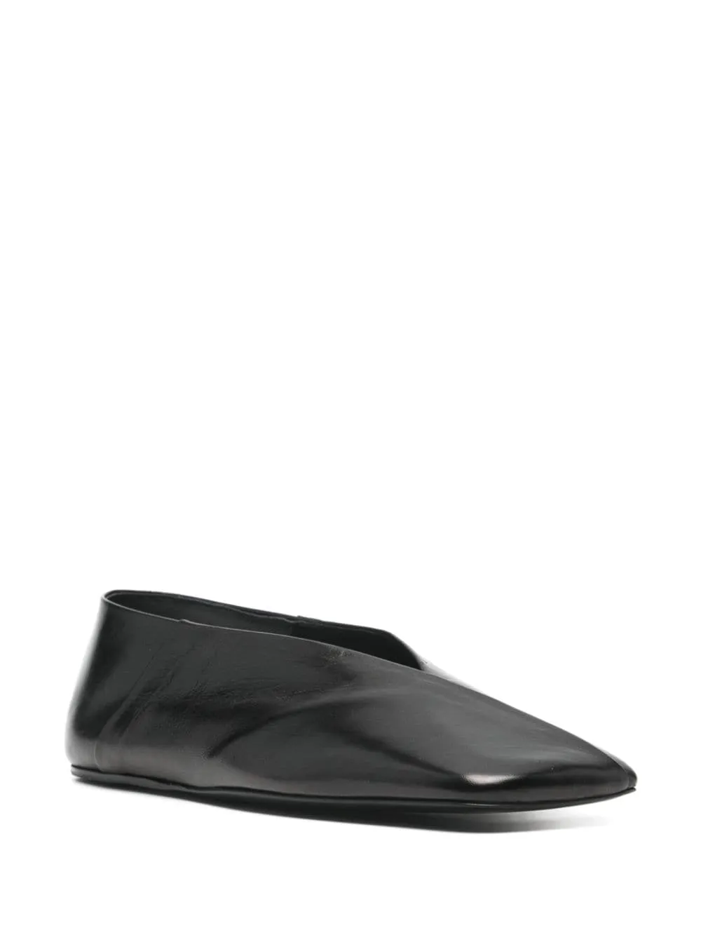 Jil Sander Flat Black Shoes
