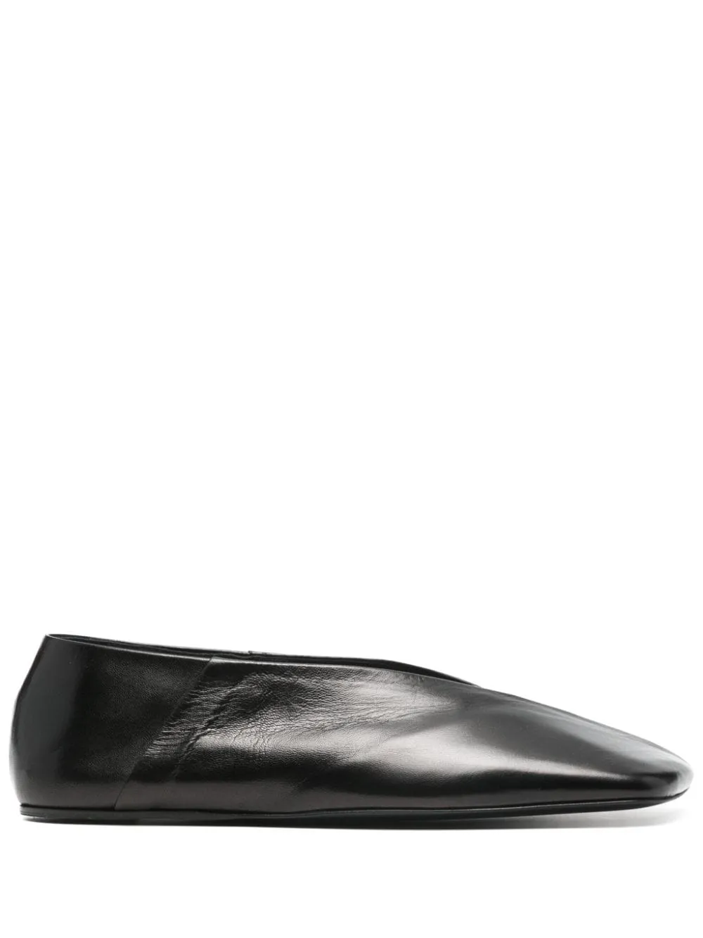 Jil Sander Flat Black Shoes
