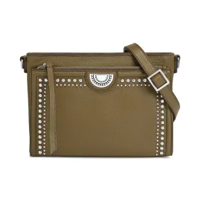 Jordyn Crossbody Organizer - Olive