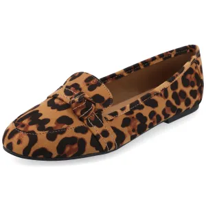 Journee Collection Womens Marci Faux Suede Loafers Brown 8.5 Wide (C,D,W)