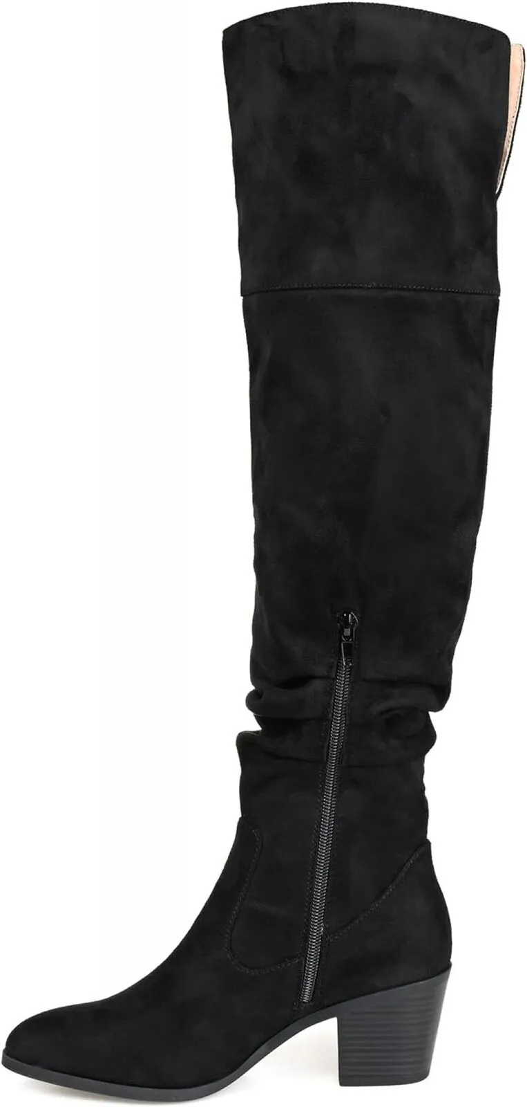 Journee Collection Zivia Women's Slouchy Over-the-Knee Boots Black 7.5WC