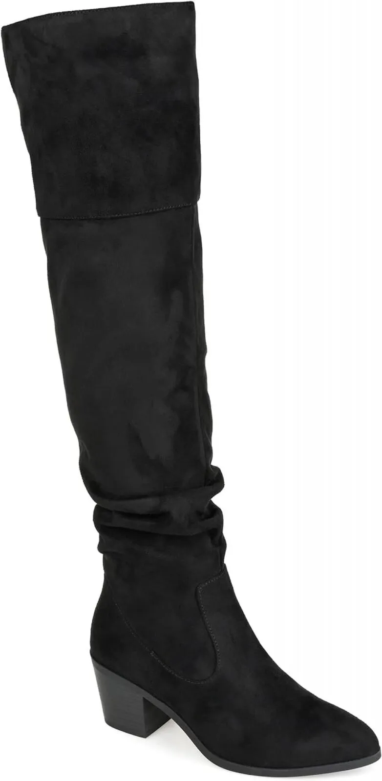 Journee Collection Zivia Women's Slouchy Over-the-Knee Boots Black 7.5WC