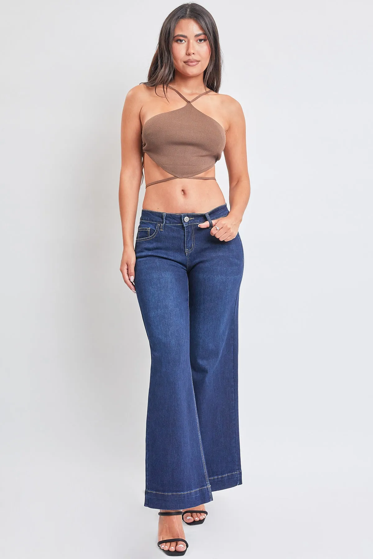 Junior Low Rise Wide Leg Jeans, Pack of 12