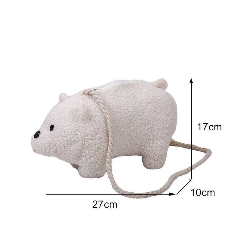 Kawaii Plush Teddy Bear Crossbody